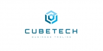 Cube Tech Hexagon Logo Template Screenshot 1