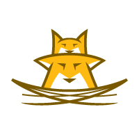 Family Fox Nest Logo Template