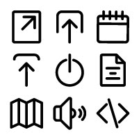 Web and Mobile Material Bold Line Vector icon