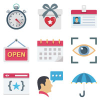  Shop and Commerce Color Vector icon