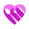 Love Healthy Food Logo  for Restaurant or  Cafe 