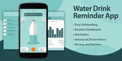 Water Drinking Reminder - Android App Template