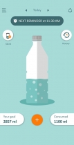 Water Drinking Reminder - Android App Template Screenshot 3