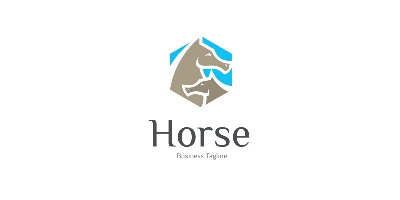 Horse Friend Logo Template