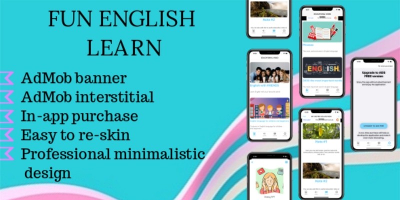 Fun English Learn - iOS App Template