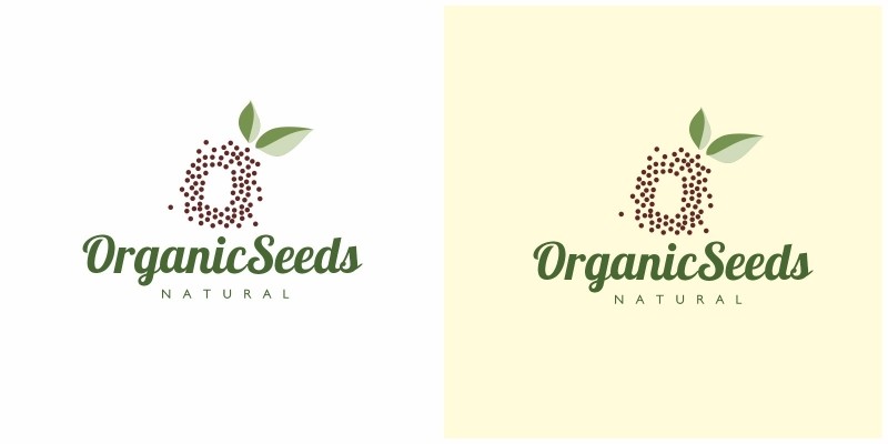 Organic Seeds Logo Letter O