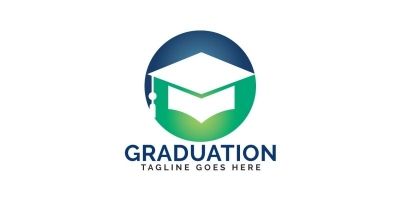 Graduation Cap Logo Design