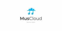 Cloud Music Logo Template Screenshot 1