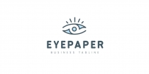 Eye Paper Logo Template Screenshot 1