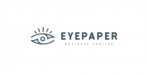 Eye Paper Logo Template Screenshot 2