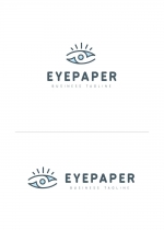 Eye Paper Logo Template Screenshot 3