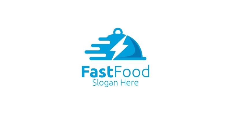 Fast Food Restaurant or Cafe Logo 