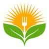 Sun Food Restaurant or Cafe Logo 