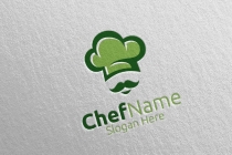 Chef Food Logo For Restaurant Or Cafe  Screenshot 1