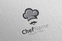 Chef Food Logo For Restaurant Or Cafe  Screenshot 3