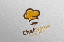 Chef Food Logo For Restaurant Or Cafe  Screenshot 5