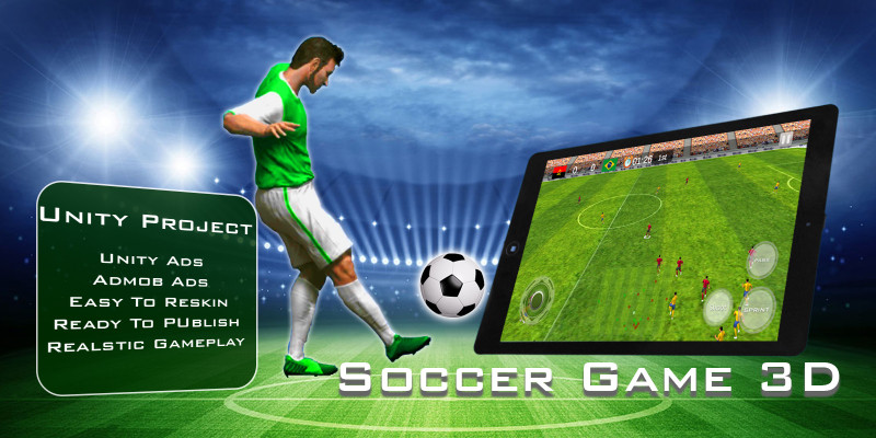 Soccer Game 3D - Complete Unity Project