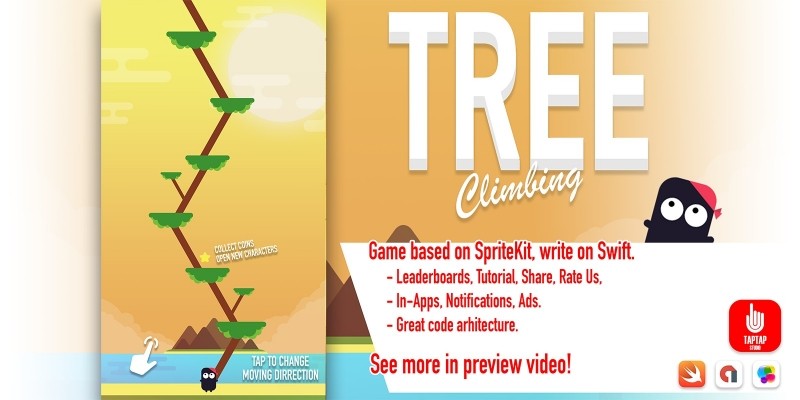 Tree Climbing - iOS Source Code