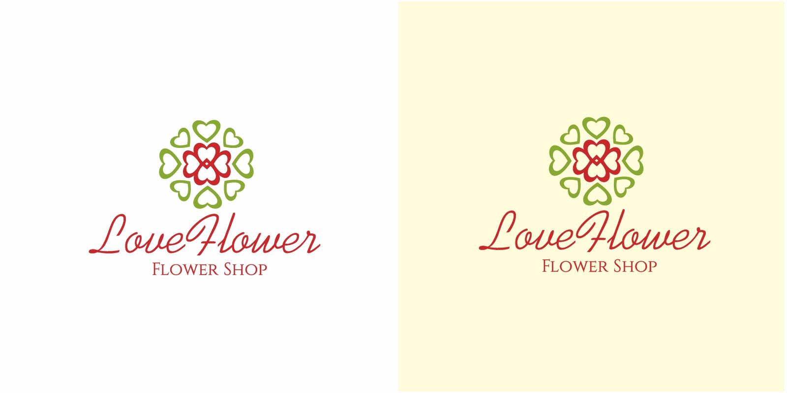 Love Flower Logo
