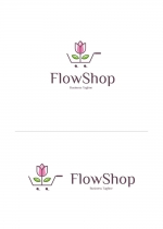 Beauty Flower Shop Logo Template Screenshot 3