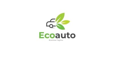 Eco Auto Logo Template