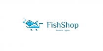 Fish Shop Logo Template Screenshot 2