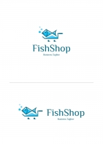 Fish Shop Logo Template Screenshot 3