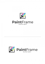 Paint Frame Logo Template Screenshot 3