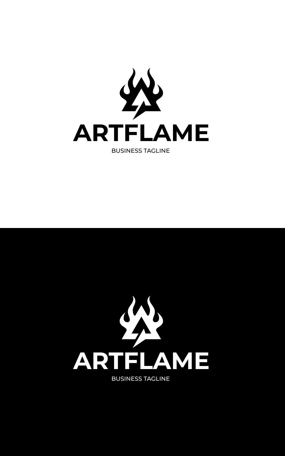 Art Flame - Letter A Logo Template by Ardies | Codester
