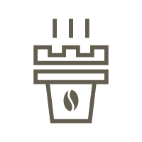 Castle Coffee Logo Template