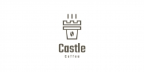 Castle Coffee Logo Template Screenshot 1