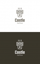 Castle Coffee Logo Template Screenshot 3