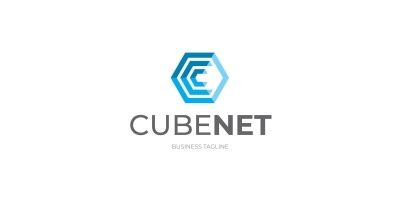 Cubenet - Letter C Hexagon Logo