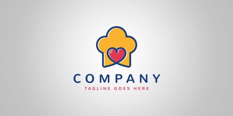Love Cooking Logo Template