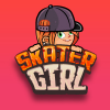 Skater Girl 2D Game Character Sprites