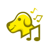 Dog Music Logo Template