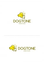 Dog Music Logo Template Screenshot 3