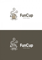 Fun Coffee Logo Template Screenshot 3