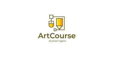 Graphic Design Course Logo Template