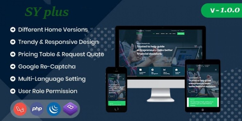 Sy Plus - Multipurpose Business Website CMS 