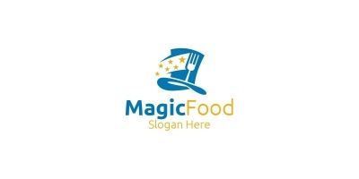 Magic Food Logo For Restaurant or Cafe