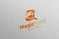 Magic Food Logo For Restaurant or Cafe Screenshot 2