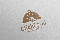 Click Food Logo For Restaurant Or Cafe Screenshot 2