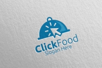 Click Food Logo For Restaurant Or Cafe Screenshot 5