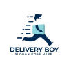 Delivery Boy Logo Design