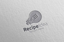 Recipe Idea Food Logo For Restaurant Or Cafe Screenshot 3