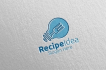 Recipe Idea Food Logo For Restaurant Or Cafe Screenshot 4