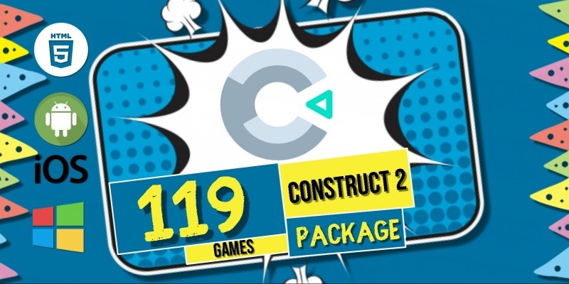 119 Games Super Package Bundle Construct 2 Capx 