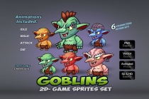 6 Goblins Game Sprites Set Screenshot 1