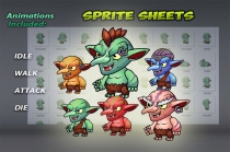 6 Goblins Game Sprites Set Screenshot 2